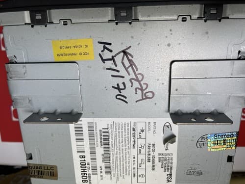 09-11 Kia Rio Radio Satellite Receiver 96100-1G895AMDB w Bluetooth KI117U - Thumbnail 4