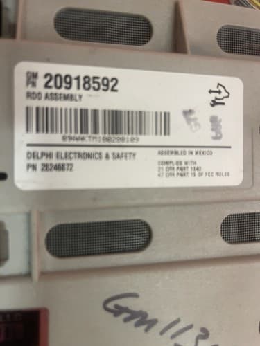 ***UNLOCKED* 2011 GMC ACADIA - AM/FM/CD/AUX Radio Receiver 20918592 GM113U - Thumbnail 5