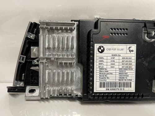 2010-2013 BMW 535i 550i GT Central Information Display Monitor 9266379 02 BM151U - Thumbnail 5