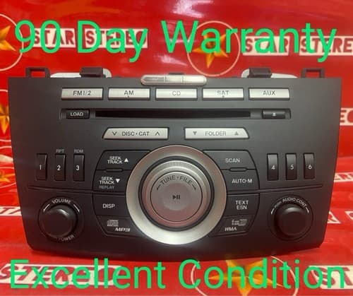 2010-2011 Mazda 3 Stereo AM/FM 6 CD Satellite MP3 WMA BBM7 66 ARX OEM MA113U - Image 1