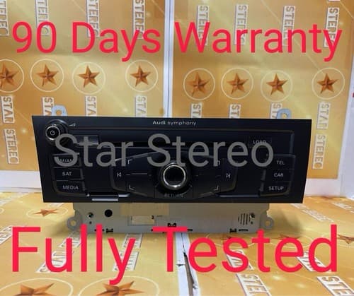 2009-2012 Audi S4 A4 Am Fm Cd Player Receiver Assembly OEM 8T1035195AD AU113U - Image 1