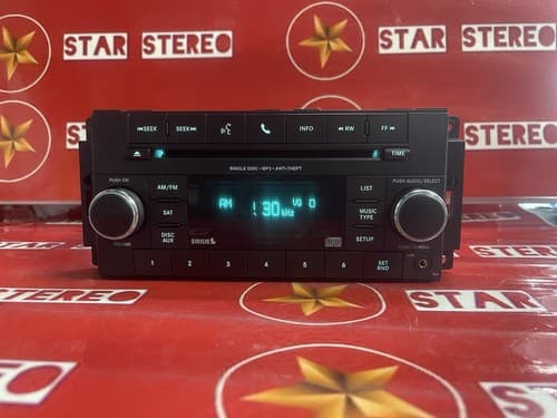 07 - 2011 Jeep Dodge Chrysler RAM RES Radio CD Player AUX OEM P05091115AC CH103G - Thumbnail 4