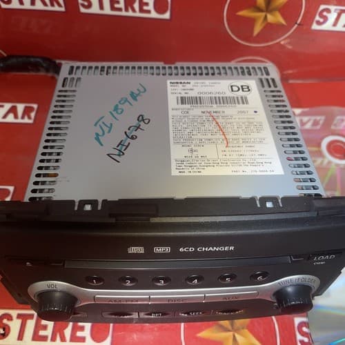 Nissan Murano CD Player Radio Receiver Unit , 28185 1AA0A , CY25D NI189AU - Thumbnail 3