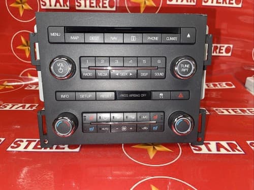 2008 - 2009 Lincoln MKS OEM Navigation Radio CD Climate Control Panel FO171U - Image 1