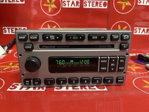 01-02 Ford Explorer 6Cd Radio Receiver OEM 1L2F-18C815-LA Aux MP3 FO166U - Image 1