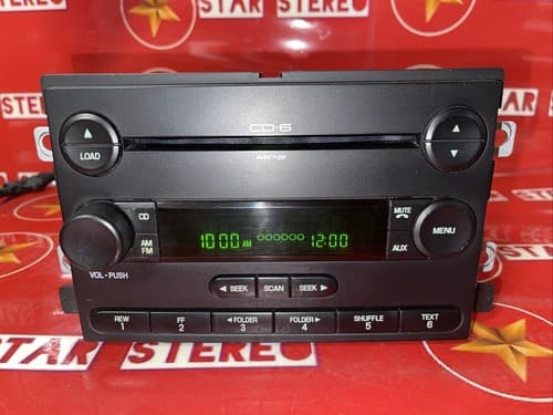 2005 Ford Five Hundred AM FM Aux MP3 Player 6 CD Player 5G1T-18C815-EA FO169U - Thumbnail 2