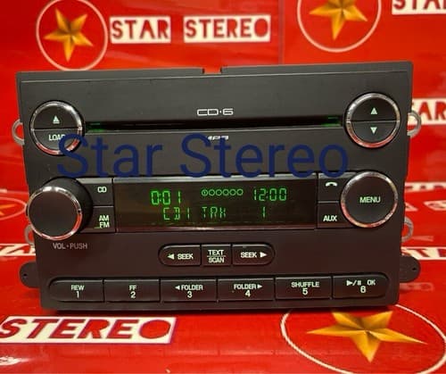 08-09 FORD TAURUS X RADIO AM-FM-STEREO 6 CD-MP3 PLAYER ID 8F9T-18C815-CA FO235U - Thumbnail 2