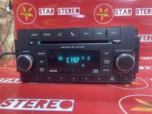 2007 - 2011 Jeep Dodge Chrysler RAM RES Radio CD Player AUX P05091115AC CH103GU - Thumbnail 5