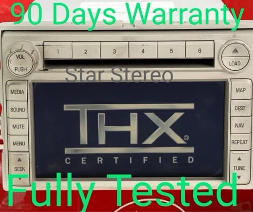 07 Ford Edge Lincoln MKX AMFM Radio 6 Disc CD MP3 GPS NavI 7A1T18K931DA F0203AU - Image 1