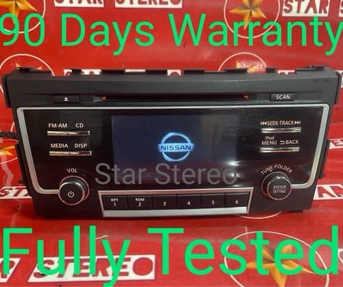 2017 2018 NISSAN ALTIMA RECEIVER AM/FM CD MP3 PLAYER 28185-9HT1A OEM NI177AU - Image 1
