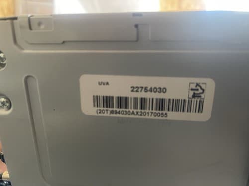 UNLOCKED GMC Acadia Radio DVD CD Player Dual AUX MP3 XM Satellite OEM GM115U - Thumbnail 4