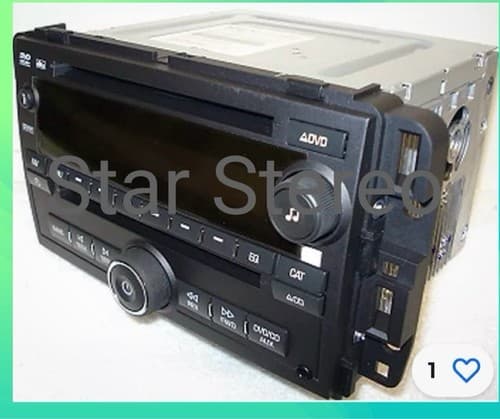 UNLOCKED GMC Acadia Radio DVD CD Player Dual AUX MP3 XM Satellite OEM GM115U - Thumbnail 3