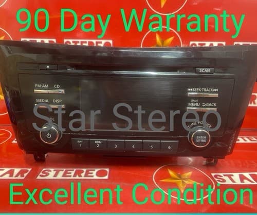 2014-2015 ROGUE EXCEPT SPORT OEM Radio Player Display Receiver 28185 4BA0C NI233 - Image 1