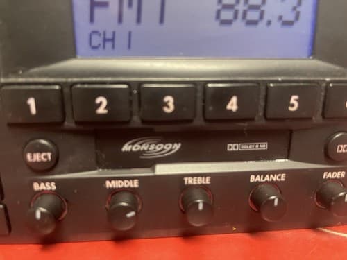 02 03 04 05 VW Volkswagen Jetta Golf Passat Radio CD Tape Player Monsoon VW110U - Thumbnail 2