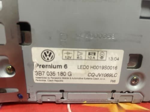 02 03 04 05 VW Volkswagen Jetta Golf Passat Radio CD Tape Player Monsoon VW110U - Thumbnail 5