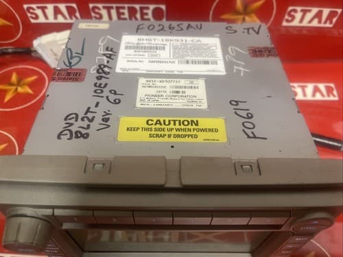 LINCOLN THX Navigation Radio Stereo 6 Disc MP3 CD Player 8H6T-18K931-CA FO265A - Thumbnail 3