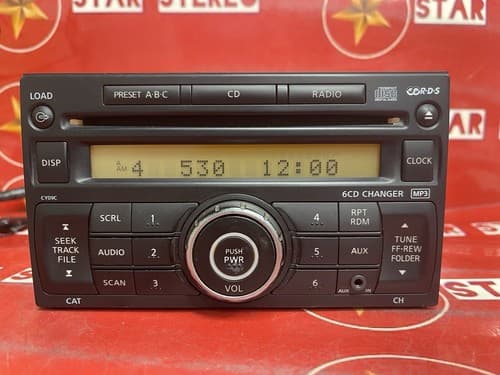 Nissan Versa 2007-09 AM FM MP3 6 Disc CD Auxiliary Input 28185-EM31C CY09C NI163 - Thumbnail 3