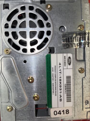 03-6 FORD EXPEDITION RADIO CD OEM WORKING 4L1T18K931AB 4L1T-18K931-AB FO162AU - Thumbnail 6