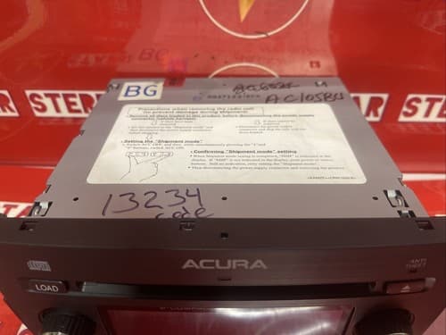 05 06 ACURA MDX Navigation System Radio 6 CD Player 39100-S3V-A250 AC105ABU - Thumbnail 4