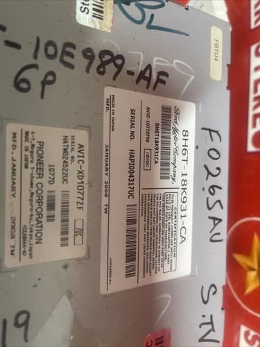 LINCOLN THX Navigation Radio Stereo 6 Disc MP3 CD Player 8H6T-18K931-CA FO265A - Thumbnail 6