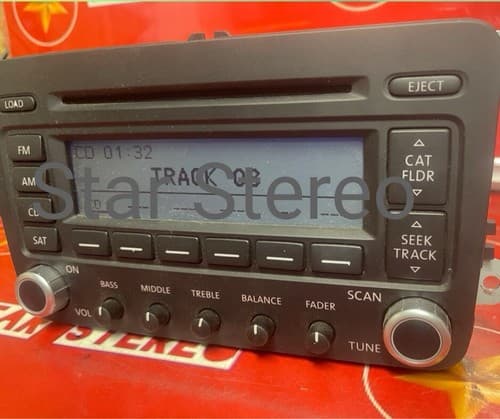 2006-2010 VW Passat AM FM Audio Radio Stereo 6 Disc CD Player 1K0035180C VW127U - Thumbnail 3