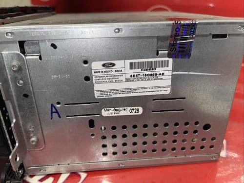 08-09 Ford Fusion & Mercury Milan Radio AM FM Disc OEM 8E5T18C869AE FO163U - Thumbnail 4