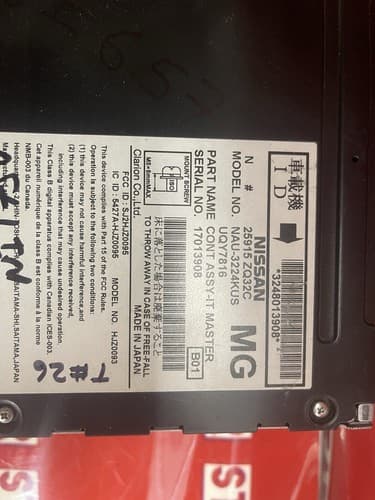 2010 2011 2012 NISSAN Armada Pathfinder BOSE Navigation Radio CD Player NI175U - Thumbnail 5