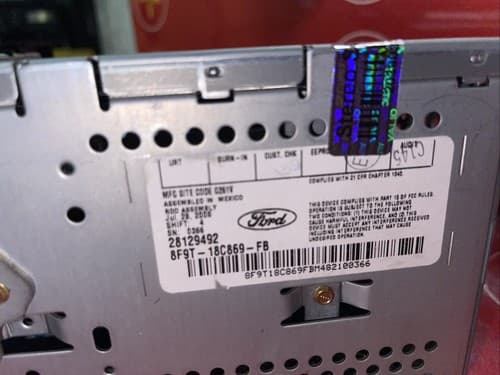 8F9T18C869FB FORD AM/FM CD 2008-2009 TAURUS 8F9T-18C869-FB FO190AU - Thumbnail 5