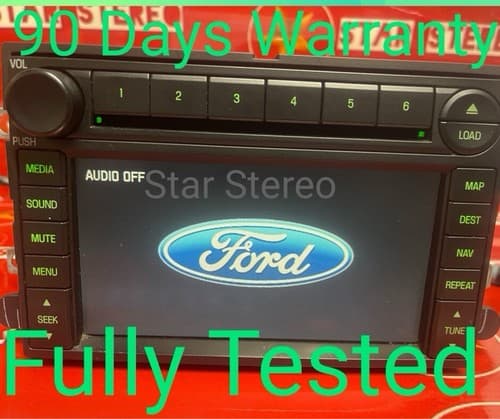2007 Ford Mercury navigation touch screen radio MP3 6 CD 7E5T-18K931-BA FO172U