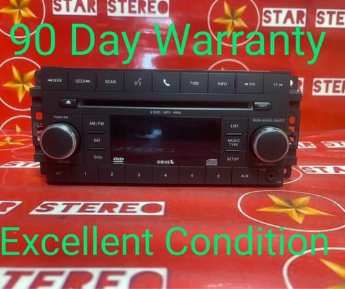 2007 - 2012 Chrysler Jeep Dodge OEM Radio MP3 CD Player Receiver REQ CH104AU - Image 1