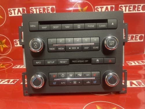 2009-2010 Lincoln Mks Am Fm Cd Player Radio Receiver M3EGV AA5T 19C156AC FO264U - Thumbnail 2