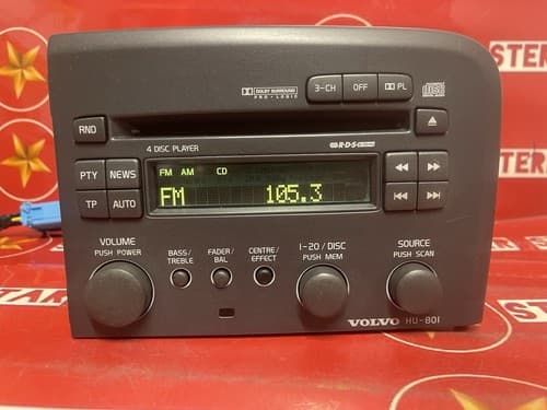 1999-04 Volvo 80 Series AM FM Radio 6 CD Player 8651148-1 HU-801 VO117AU - Thumbnail 3
