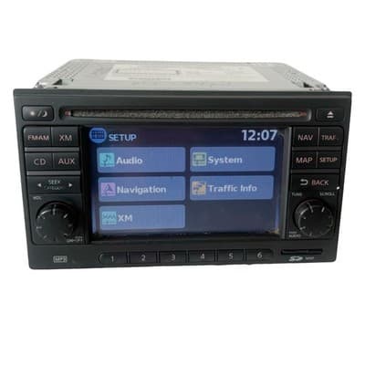 Nissan JUKE CUBE Navigation Radio CD Player AUX USB XM Rockford Fosgate NI184AU - Thumbnail 2