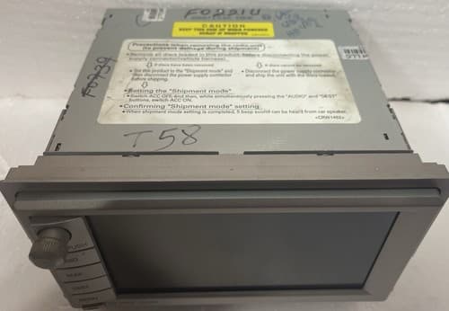 03-05 Lincoln Navigation GPS Screen Radio Receiver 4C5T-18C985-BB FO221U - Thumbnail 3