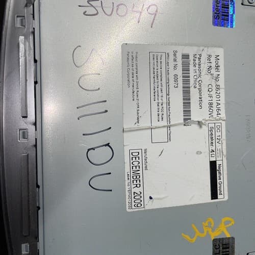 Subaru Legacy 2010-12 AMFM Radio mp3 CD Receiver PE645U1 PN 86201AJ64A SU111DU - Thumbnail 4