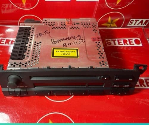 2003-2005 Radio Fits 05 BMW 325i 7529388 Audio Equipment Radio Am-fm-cd BM112U - Thumbnail 2