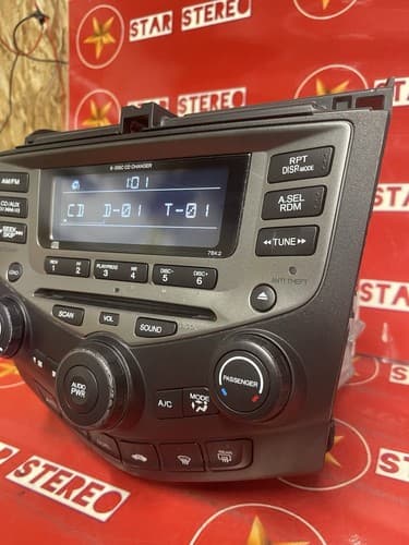 2003-2007 Honda Accord Radio 6 CD w Auto Temp 39175-SDA-L120-M2 7BK2 7BK0 HO150U - Thumbnail 2