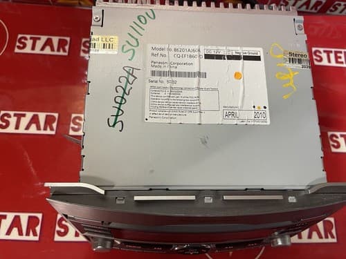 2010-12 Subaru Legacy AM FM Radio XM 6 CD Player 86201AJ60A / PE605U6 SU110U - Thumbnail 5