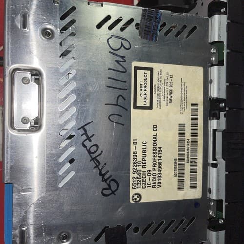 Audio Radio Am-fm-cd Receiver With Satellite Fits 10-16 BMW Z4 938093 BM114U - Thumbnail 5