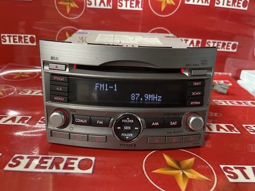 Subaru Legacy 2010-12 AMFM Radio mp3 CD Receiver PE645U1 PN 86201AJ64A SU111BU - Thumbnail 4