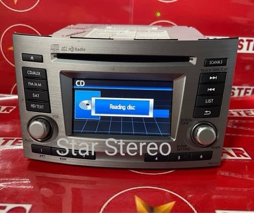 Subaru Legacy Outback Radio HD Satellite AUX Cd Player MP3 WMA PE627U1 SU101DU - Thumbnail 6