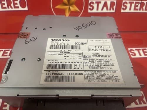 2007 - 2013 Volvo XC90 CD Changer 6 Disc Player OEM 31210422AA VO107U - Thumbnail 2