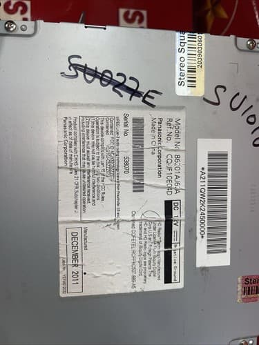 Subaru Legacy Outback Radio HD Satellite AUX Cd Player MP3 WMA PE627U1 SU101U - Thumbnail 7