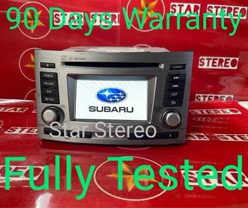 Subaru Legacy Outback Radio HD Satellite AUX Cd Player MP3 WMA PE627U1 SU101U - Image 1