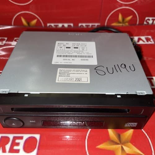 Audio Radio CD Player Single 1 Din In Dash Fits 00-03 LEGACY 635710 SU119U - Thumbnail 5