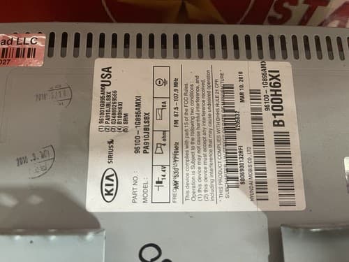 09-11 Kia Rio Radio Satellite Receiver 96100-1G895AMDB w Bluetooth KI146U - Thumbnail 5