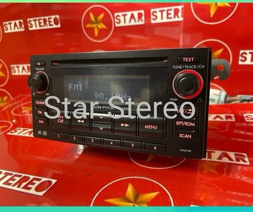 12-14 Subaru XV Crosstrek Impreza AM FM CD Radio 86201FJ620 CM621UB SU118AU - Thumbnail 2