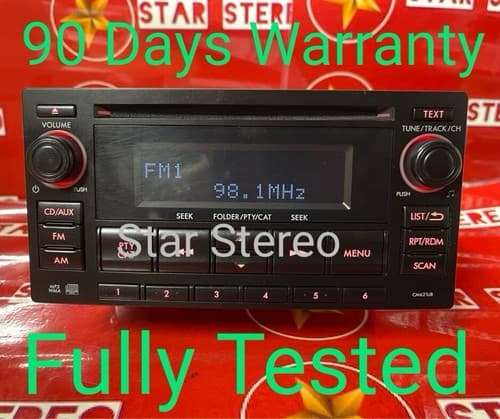 12-14 Subaru XV Crosstrek Impreza AM FM CD Radio 86201FJ620 CM621UB SU118AU - Image 1