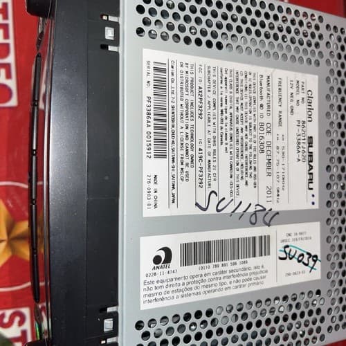 12-14 Subaru XV Crosstrek Impreza AM FM CD Radio 86201FJ620 CM621UB SU118U - Thumbnail 4