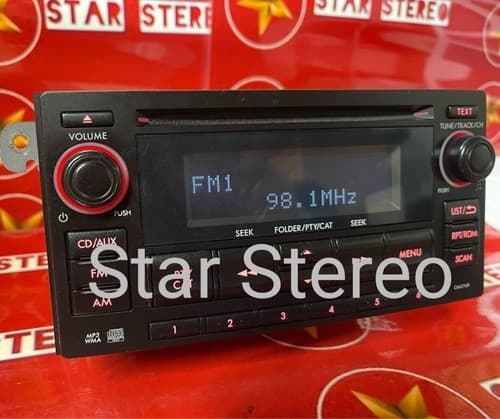 12-14 Subaru XV Crosstrek Impreza AM FM CD Radio 86201FJ620 CM621UB SU118AU - Thumbnail 3